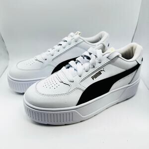 PUMA Karmen Rebelle ‘White/Black’ Women’s Size 8.5 Casual Platform Shoe